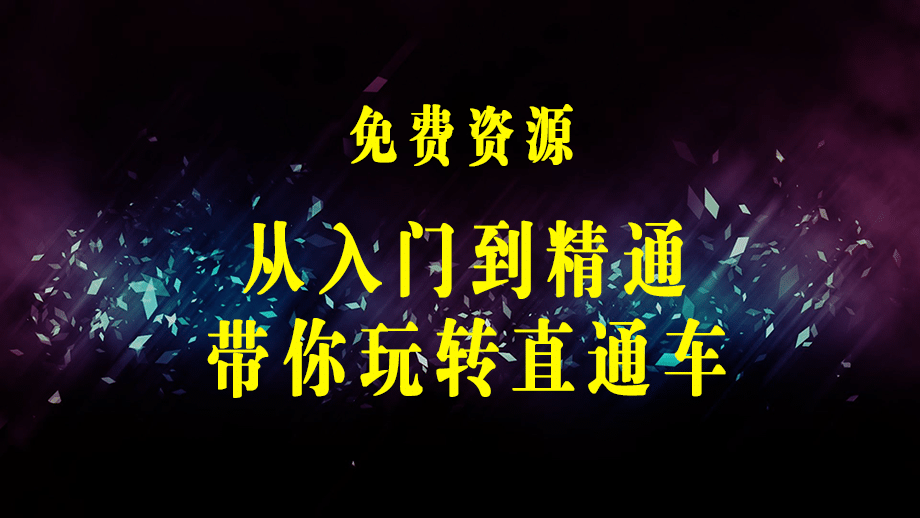 从入门到精通带你玩转直通车：轻松实现低花费高产出，35节运营推广必学课-梓川副业网-中创网、冒泡论坛优质付费教程和副业创业项目大全