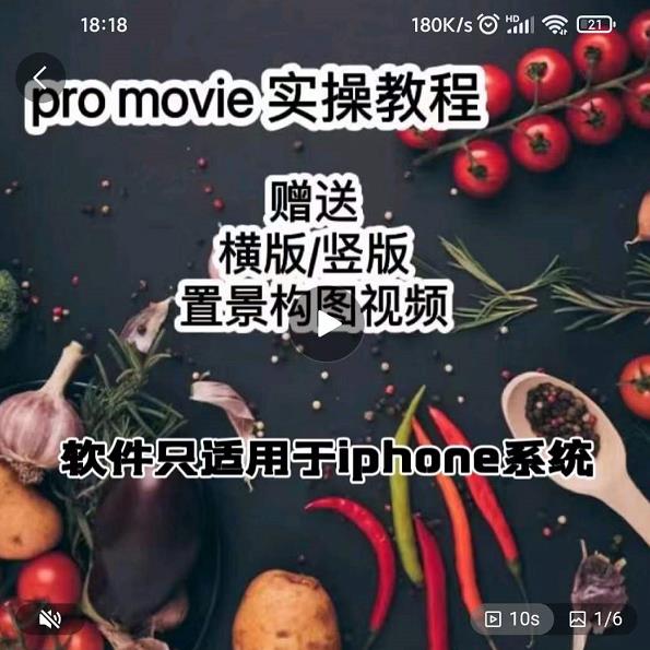 漆十二美食摄影，25​节promovie实操高手课节-梓川副业网-中创网、冒泡论坛优质付费教程和副业创业项目大全