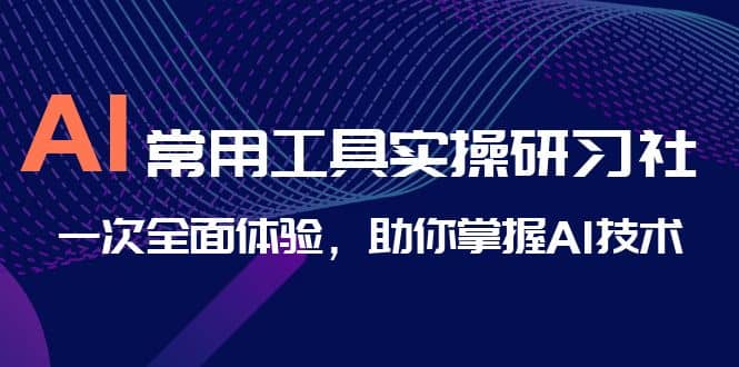 AI-常用工具实操研习社，一次全面体验，助你掌握AI技术-梓川副业网-中创网、冒泡论坛优质付费教程和副业创业项目大全