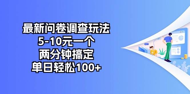 最新问卷调查玩法，5-10元一个，两分钟搞定，单日轻松100+-梓川副业网-中创网、冒泡论坛优质付费教程和副业创业项目大全